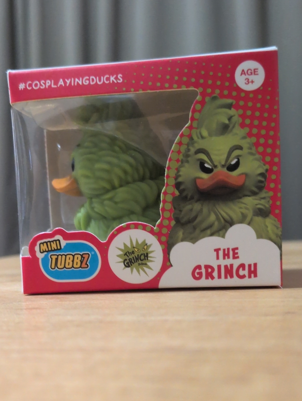 Mini Tubbz Grinch Rubber Duck 2"